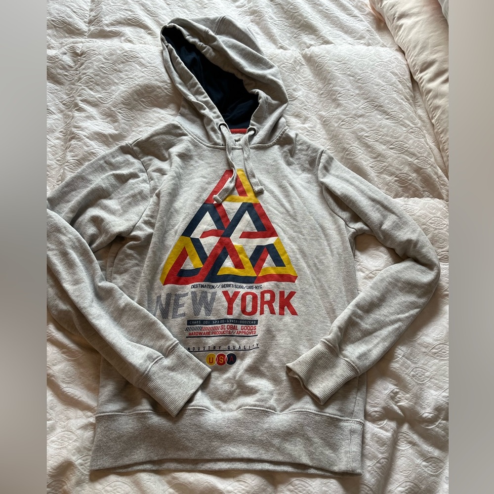 New York Geometric design sweatshirt